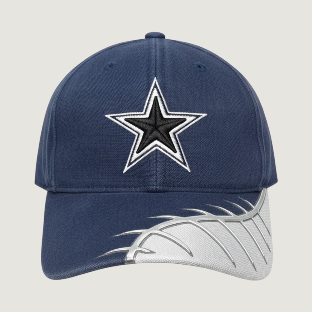 Dallas Cowboys NFL Pro Line Hat Navy Blue Silver Star Adjustable Baseball Cap